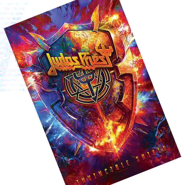 Judas Priest Invincible Shield Textile Poster