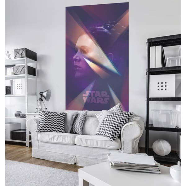 Gigantisk affisch - Star Wars - Prinsessan Leia - H 200 x B 120 cm - Non-woven - Väggdekoration