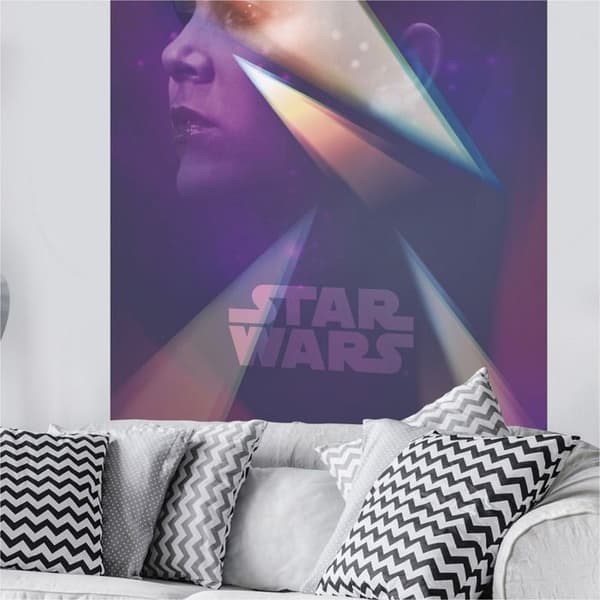 Gigantisk affisch - Star Wars - Prinsessan Leia - H 200 x B 120 cm - Non-woven - Väggdekoration
