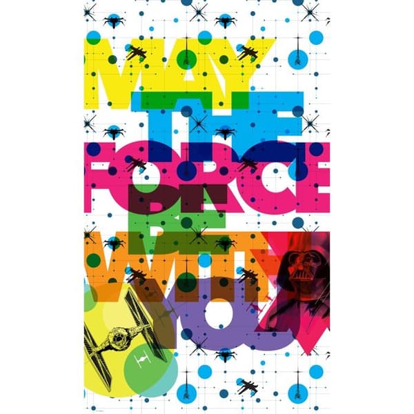 Giant poster - Star Wars - Pop Neon Geometrics - H 200 x L 120 cm - Väggdekoration - Inomhus