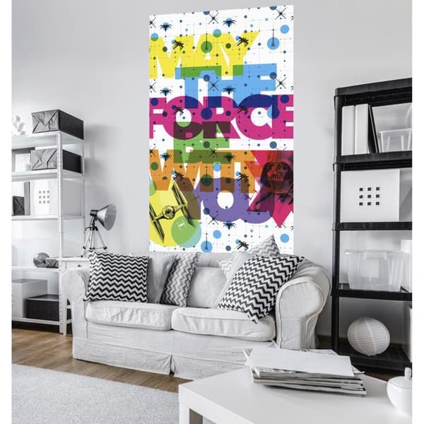 Giant poster - Star Wars - Pop Neon Geometrics - H 200 x L 120 cm - Väggdekoration - Inomhus