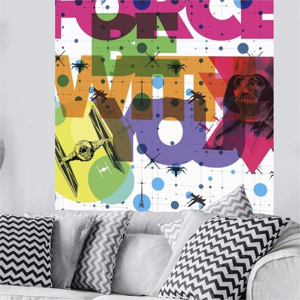 Giant poster - Star Wars - Pop Neon Geometrics - H 200 x L 120 cm - Väggdekoration - Inomhus