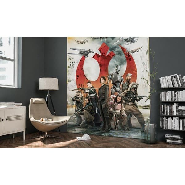 XXL Poster - Star Wars - Rogue One - 200x275 CM - Flerfärgad - Tvättbar - Väggdekoration