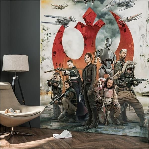 XXL Poster - Star Wars - Rogue One - 200x275 CM - Flerfärgad - Tvättbar - Väggdekoration