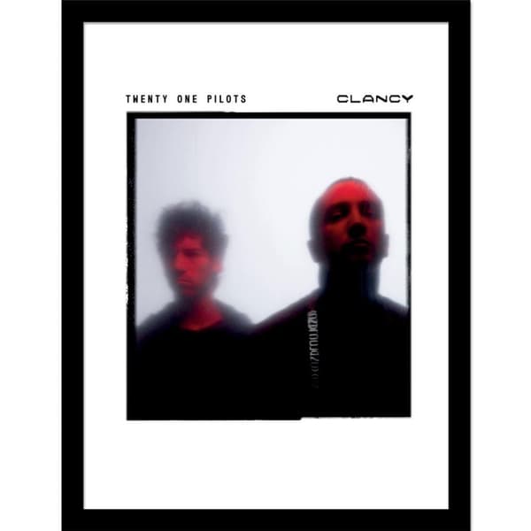 Twenty One Pilots Clancy Red Film Framed Poster Multicoloured 40cm x 30cm