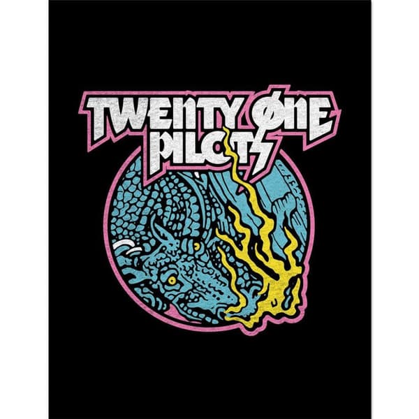 Twenty One Pilots Scale And Icy Framed Poster Multicoloured 40cm x 30cm