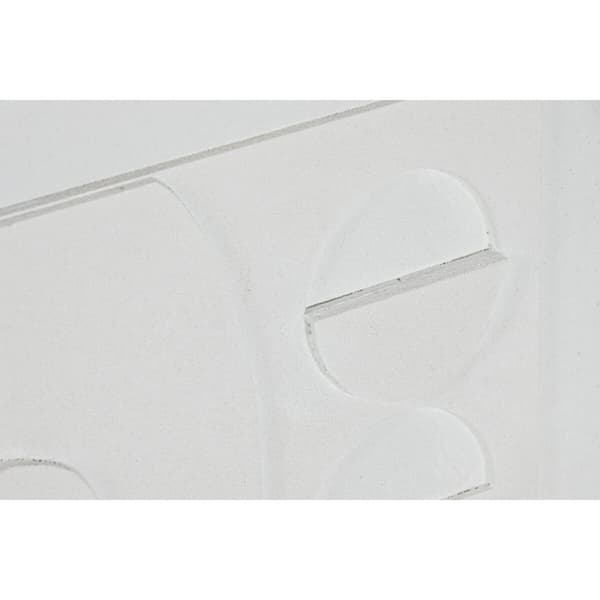 Maleri Home ESPRIT Hvid polystyren Lærred Abstrakt Skandinavisk 40 x 4,8 x 50 cm (3 enheder)