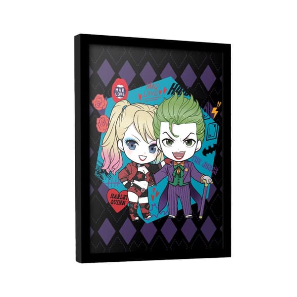 Batman Mad Love Framed Print