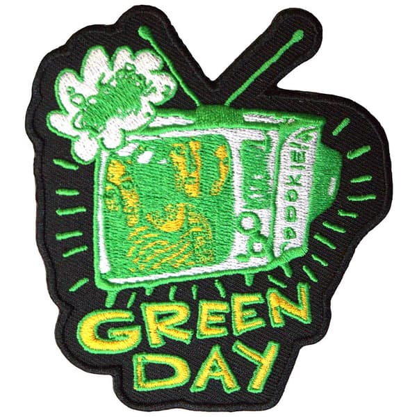 Green Day Woven Patch: Longview TV (Standard)
