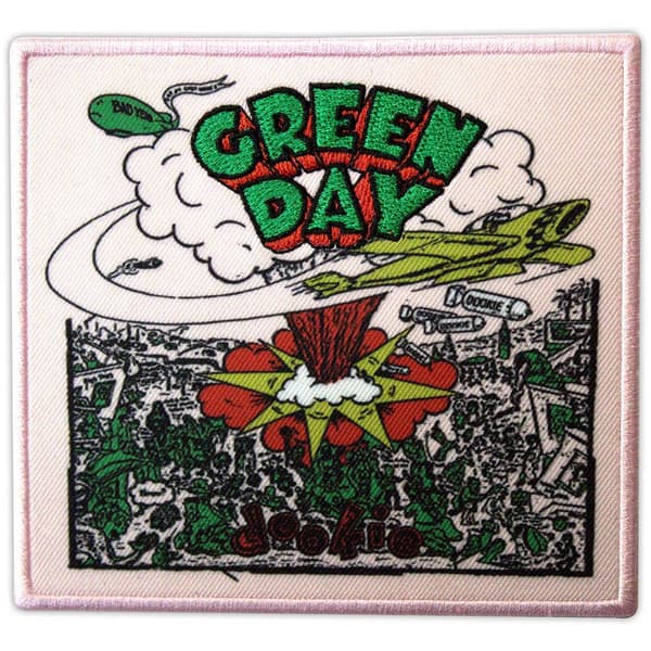 Green Day Printed Patch: Dookie Album Cover Pink (Standard)