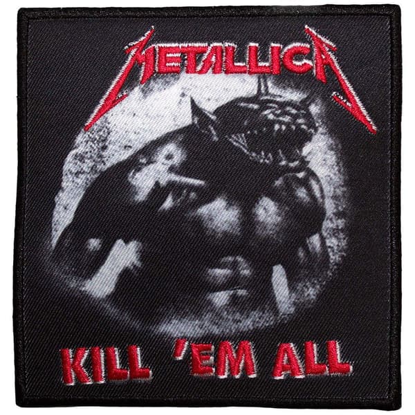 Metallica Printed Patch: Kill 'Em All / Jump In The Fire (Standard)