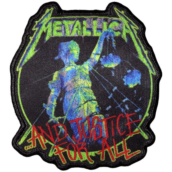 Metallica Printed Patch: And Justice For All (Standard)