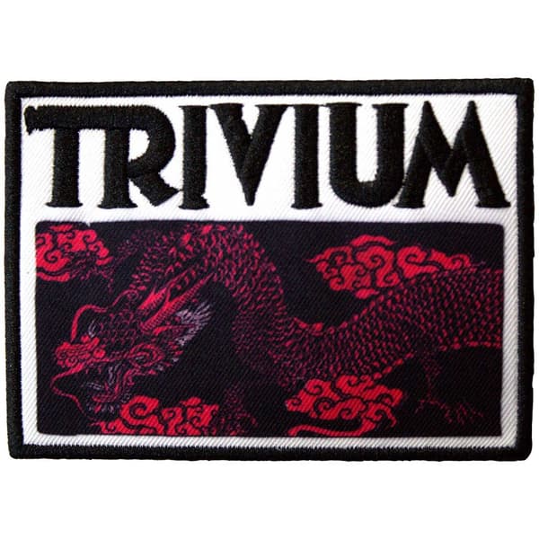 Trivium Printed Patch: Deadmen & Dragons Silhouette (Standard)