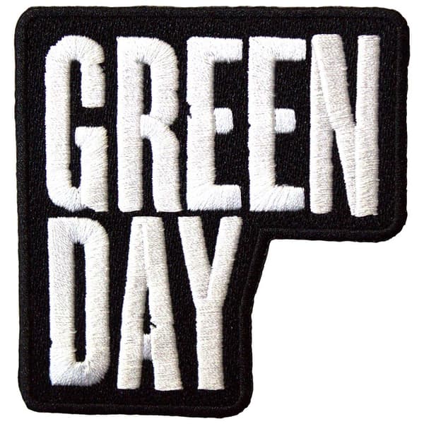 Green Day Woven Patch: Stacked Logo (Standard)