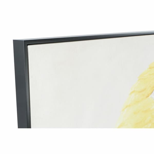 Maleri DKD Home Decor Papegøje Tropisk (103 x 4,2 x 143 cm) (2 enheder)