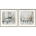Pikkukuva 1 / 3: Maalaus DKD Home Decor Kaupunki (63 x 3 x 63 cm) (60 x 3 x 60 cm) (2 osaa)