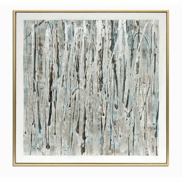Maleri DKD Home Decor Abstrakt (131 x 3,8 x 131 cm)