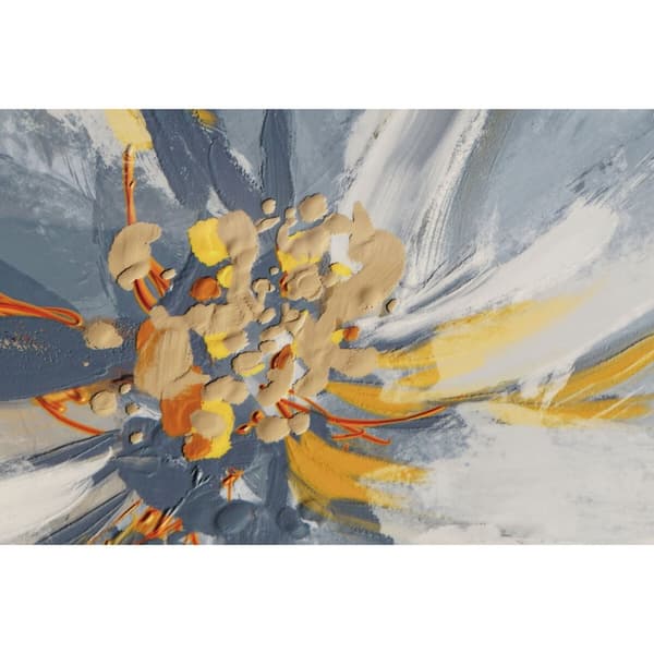 Maalaus DKD Home Decor Gėlės (240 x 3 x 80 cm)