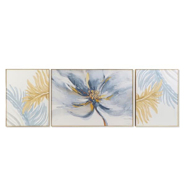 Maalaus DKD Home Decor Gėlės (240 x 3 x 80 cm)