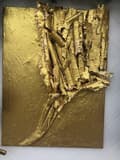 Miniatyrbillede 3 af 6: Elegant og Eksklusivt Maleri i guld