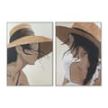 Miniatyrbillede 1 af 3: Maleri DKD Home Decor 104 x 4,5 x 143,5 cm Hat Moderne (2 enheder)