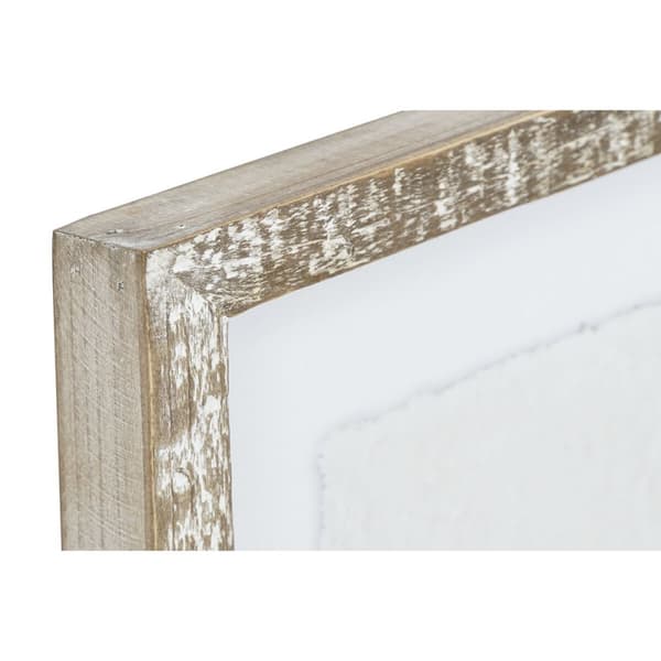 Maleri Home ESPRIT Koral Middelhavet 50 x 2,5 x 50 cm (4 enheter)
