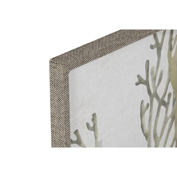 Maalaus Home ESPRIT Vihreä Koralli Välimeren 45 x 2 x 60 cm (2 osaa)