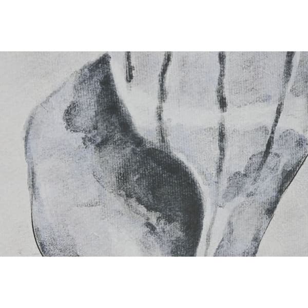 Tavla Home ESPRIT Grå Naturell 50 x 2,5 x 60 cm (4 antal)