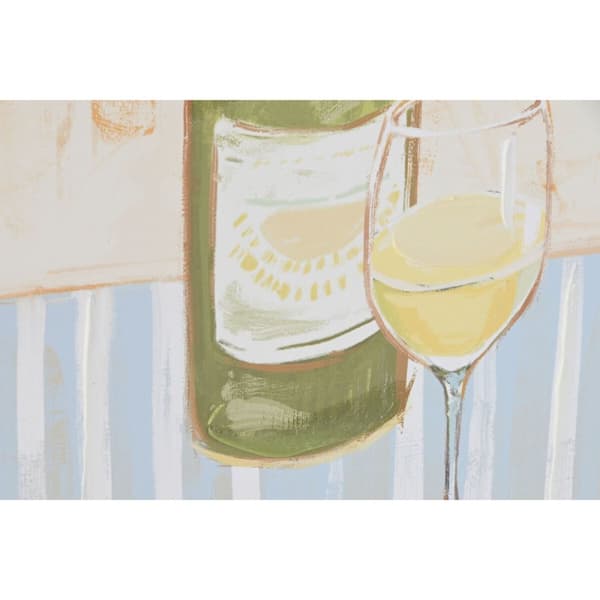 Maalaus Home ESPRIT Keltainen Sininen Välimeren 60 x 4 x 80 cm (4 osaa)