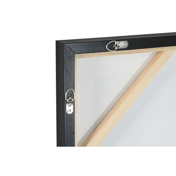 Maalaus Home ESPRIT Ruskea Musta Vihreä Abstrakti Kaupunki 80 x 4 x 80 cm (2 osaa)