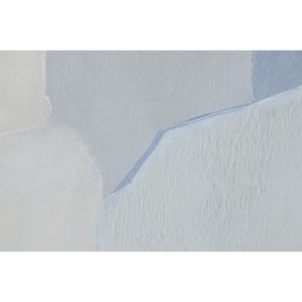 Maleri Home ESPRIT Blå Abstrakt Urban 100 x 4 x 140 cm (2 enheder)