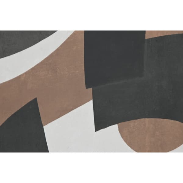 Maleri Home ESPRIT Brun Sort Grøn Abstrakt Urban 80 x 4 x 80 cm (2 enheder)