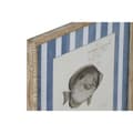 Miniatyrbild 4 av 4: Tavla Home ESPRIT Blå Fisk 40 X 2,5 X 55 cm (4 antal)