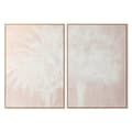 Miniatyrbilde 1 av 4: Maleri Home ESPRIT Hvit Beige Palmer Tropisk 100 x 4 x 140 cm (2 enheter)