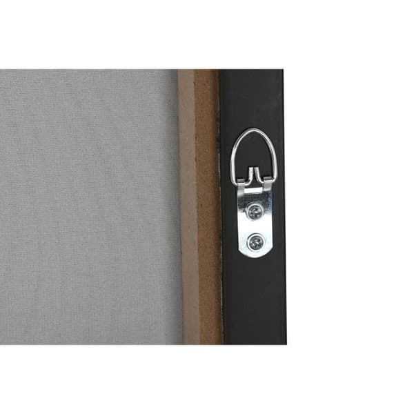 Maleri Home ESPRIT Svart Beige Gyllen Fløyel Hatt Moderne (2 enheter)