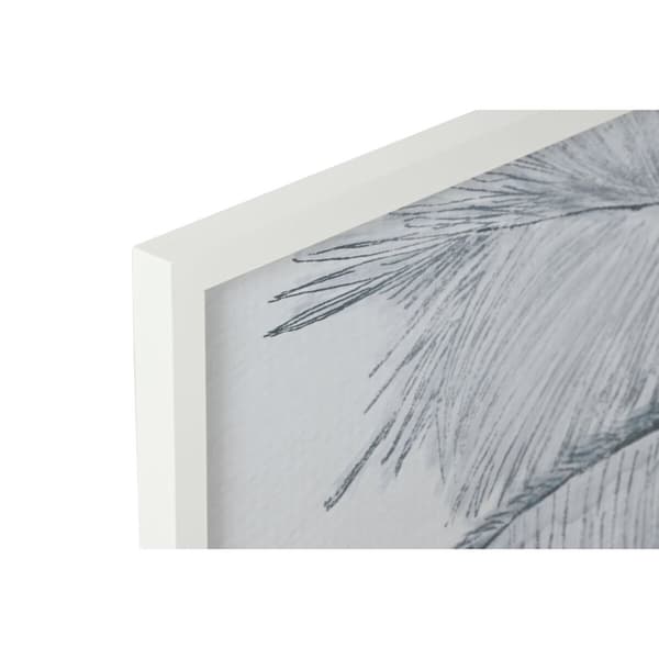 Tavla Home ESPRIT Blå Vit Palmer Medelhavs 80 x 2 x 60 cm (2 antal)