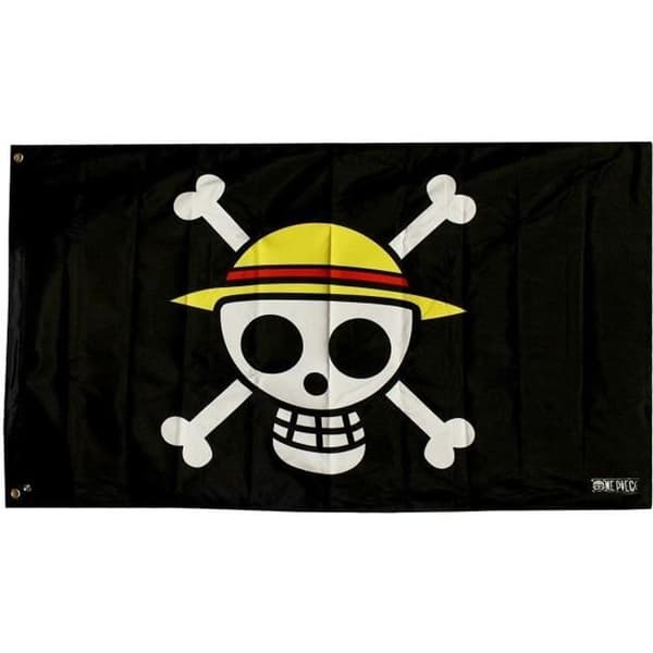 One Piece Flag - Skull - Luffy (70x120) - ABYstyle