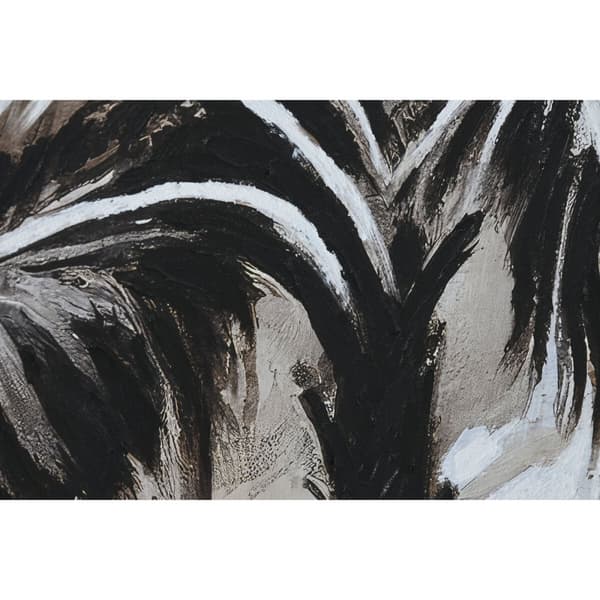 Tavla Home ESPRIT Brun Beige Gyllene polystyren Kanvas Palmer Tropiskt (2 antal)