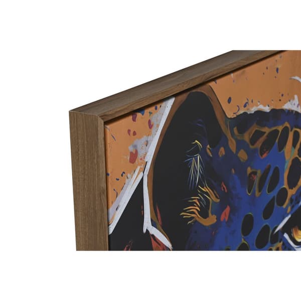 Maleri Home ESPRIT Leopard Urban 80 x 4,5 x 120 cm (2 enheder)