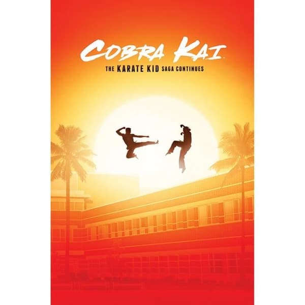Cobra Kai-affisch Karate Kid-sagan fortsätter