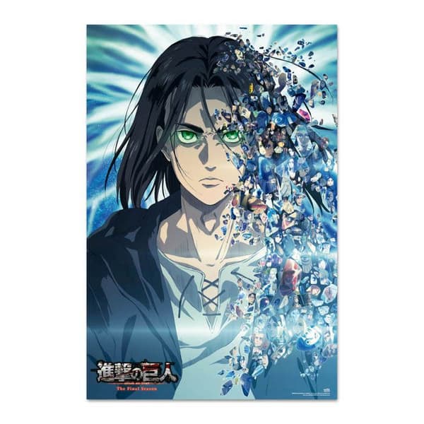 Affisch Attack On Titan - Eren Yeager