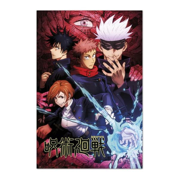 Poster - Jujutsu Kaisen - Väggdekorationsaffisch - 91,5x61 cm - Interiör - Att hänga