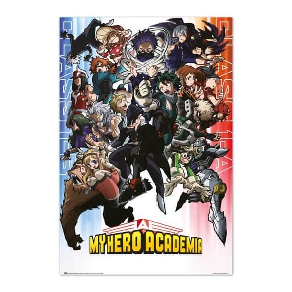 My Hero Academia Class 1-A & Class 1-B Poster