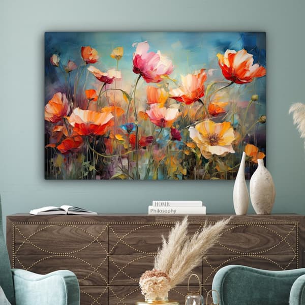 MuchoWow Högupplöst Foto på Canvas -Väggdekoration - Målning Print - Enkelt Upphängningssystem
