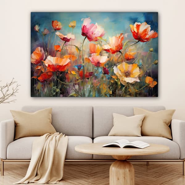 MuchoWow Högupplöst Foto på Canvas -Väggdekoration - Målning Print - Enkelt Upphängningssystem
