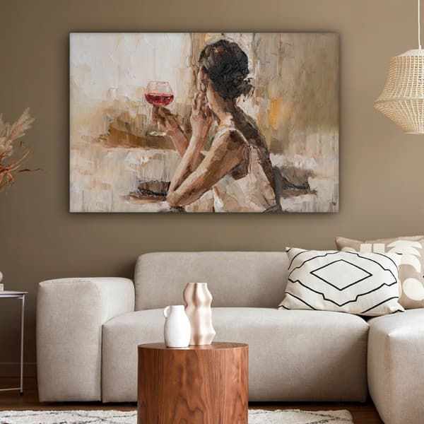 MuchoWow Högupplöst Foto på Canvas -Väggdekoration - Målning Print - Enkelt Upphängningssystem
