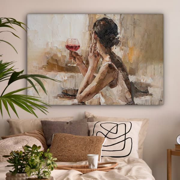 MuchoWow Högupplöst Foto på Canvas -Väggdekoration - Målning Print - Enkelt Upphängningssystem