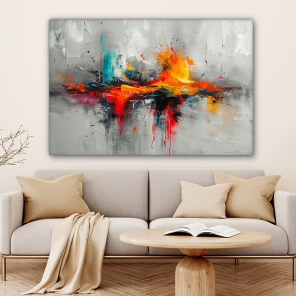 MuchoWow Högupplöst Foto på Canvas -Väggdekoration - Målning Print - Enkelt Upphängningssystem