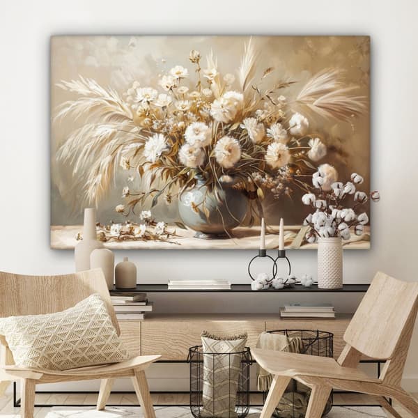 MuchoWow Högupplöst Foto på Canvas -Väggdekoration - Målning Print - Enkelt Upphängningssystem