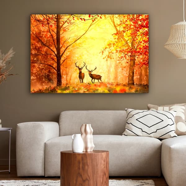 MuchoWow Högupplöst Foto på Canvas -Väggdekoration - Målning Print - Enkelt Upphängningssystem
